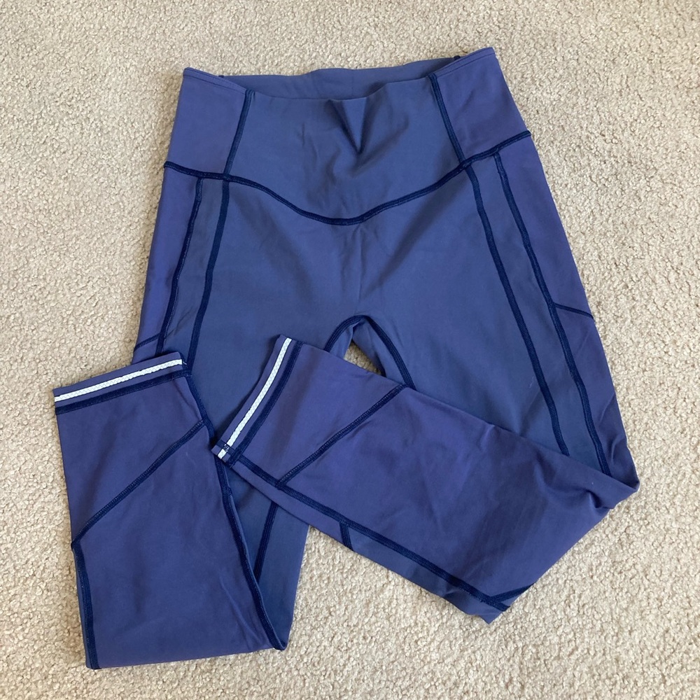 Lululemon Blue Capri Leggings